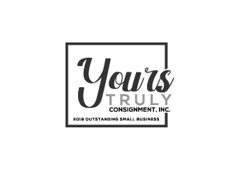 Yours Truly Consignment, Inc. logo design by jhanxtc