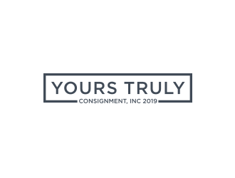Yours Truly Consignment, Inc. logo design by cecentilan