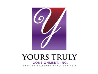 Yours Truly Consignment, Inc. logo design by Suvendu
