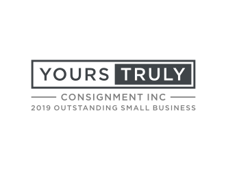 Yours Truly Consignment, Inc. logo design by Zhafir