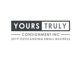 Yours Truly Consignment, Inc. logo design by Zhafir