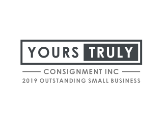 Yours Truly Consignment, Inc. logo design by Zhafir