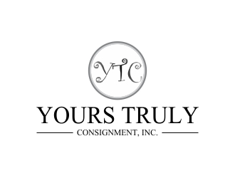 Yours Truly Consignment, Inc. logo design by nort