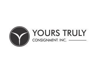 Yours Truly Consignment, Inc. logo design by nort