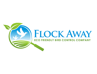 Flock Away  logo design by haze