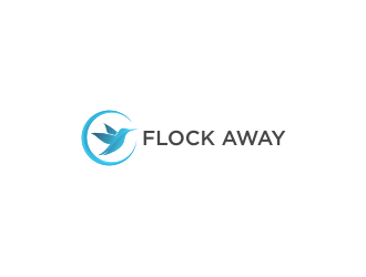 Flock Away  logo design by kevlogo