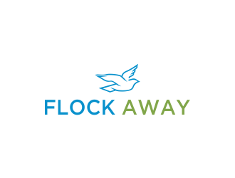 Flock Away  logo design by oke2angconcept