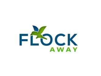 Flock Away  logo design by bougalla005