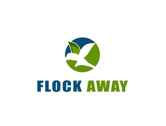 Flock Away  logo design by bougalla005