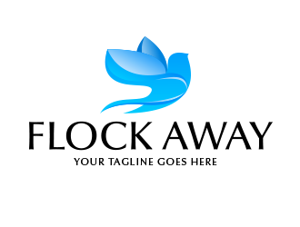 Flock Away  logo design by Sibraj