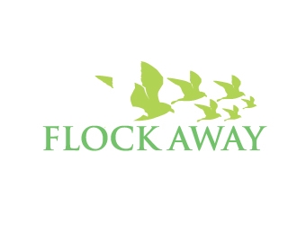 Flock Away  logo design by ElonStark