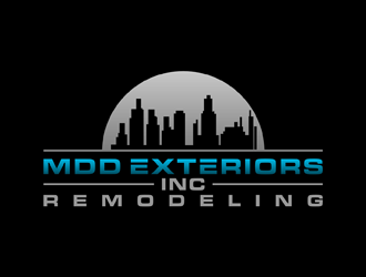 mdd exteriors inc logo design by johana