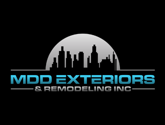 mdd exteriors inc logo design by johana