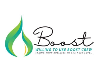 Boost (Willing to use Boost Crew) logo design by frontrunner