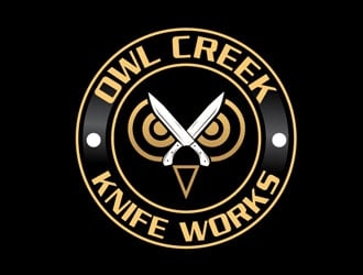 Owl Creek Knife Works logo design by frontrunner