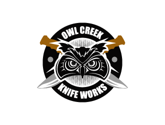 Owl Creek Knife Works logo design by yurie