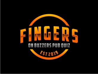 Fingers On Buzzers Pub Quiz logo design by bricton