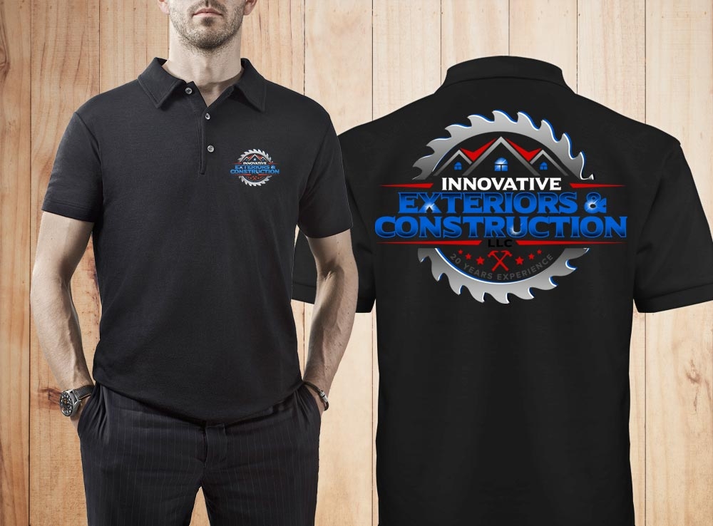 Innovative Exteriors & Construction LLC logo design by Kindo