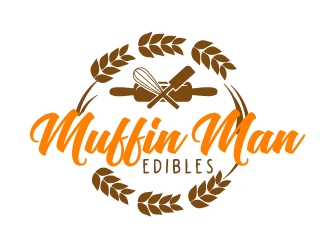 Muffin Man Edibles  logo design by ElonStark