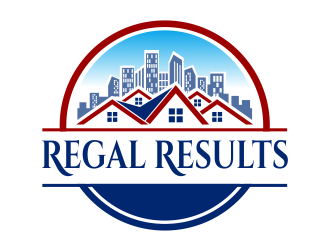 REGAL RESULTS logo design by Girly