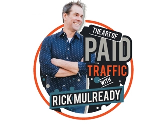 The Art of Paid Traffic with Rick Mulready logo design by gogo