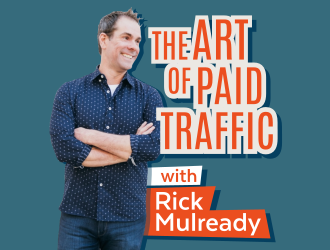 The Art of Paid Traffic with Rick Mulready logo design by Dakon