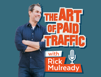 The Art of Paid Traffic with Rick Mulready logo design by Dakon