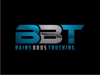 BAINS BROTHERS TRUCKING / BAINS BROS TRUCKING logo design by bricton