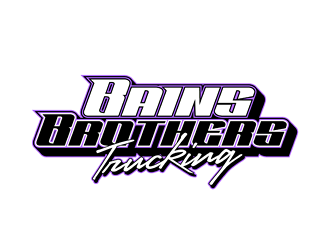 BAINS BROTHERS TRUCKING / BAINS BROS TRUCKING logo design by VhienceFX
