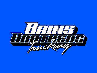 BAINS BROTHERS TRUCKING / BAINS BROS TRUCKING logo design by VhienceFX