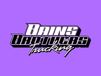BAINS BROTHERS TRUCKING / BAINS BROS TRUCKING logo design by VhienceFX