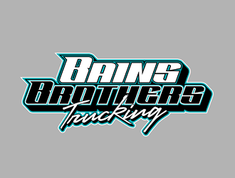 BAINS BROTHERS TRUCKING / BAINS BROS TRUCKING logo design by VhienceFX