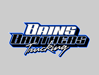BAINS BROTHERS TRUCKING / BAINS BROS TRUCKING logo design by VhienceFX