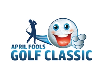 April Fools Golf Classic logo design by Roma