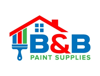 B & B Paint Supplies  logo design by jaize