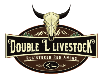 Double L Livestock logo design by ShadowL