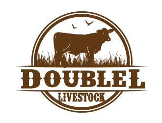 Double L Livestock logo design by ElonStark