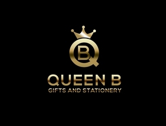 Queen B Gifts and Stationery logo design by bougalla005