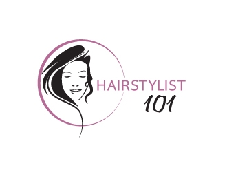 Hairstylist101 logo design by mediazona
