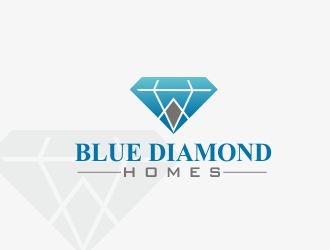 Blue Diamond Homes logo design by designpxl