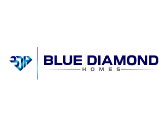 Blue Diamond Homes logo design by amazing
