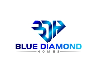 Blue Diamond Homes logo design by amazing