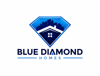 Blue Diamond Homes logo design by mutafailan