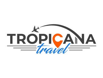 tropicana travel logo design by DreamLogoDesign