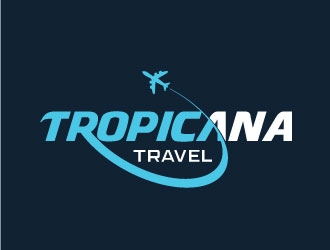 tropicana travel logo design by REDCROW