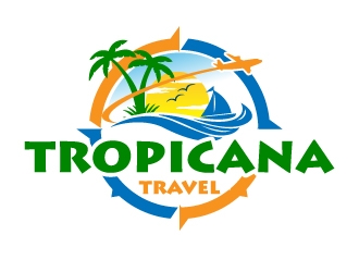 tropicana travel logo design by jaize