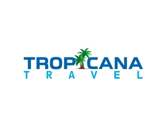 tropicana travel logo design by amazing