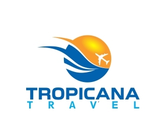 tropicana travel logo design by amazing