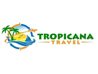 tropicana travel logo design by jaize