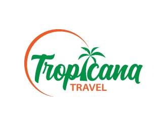 tropicana travel logo design by moomoo